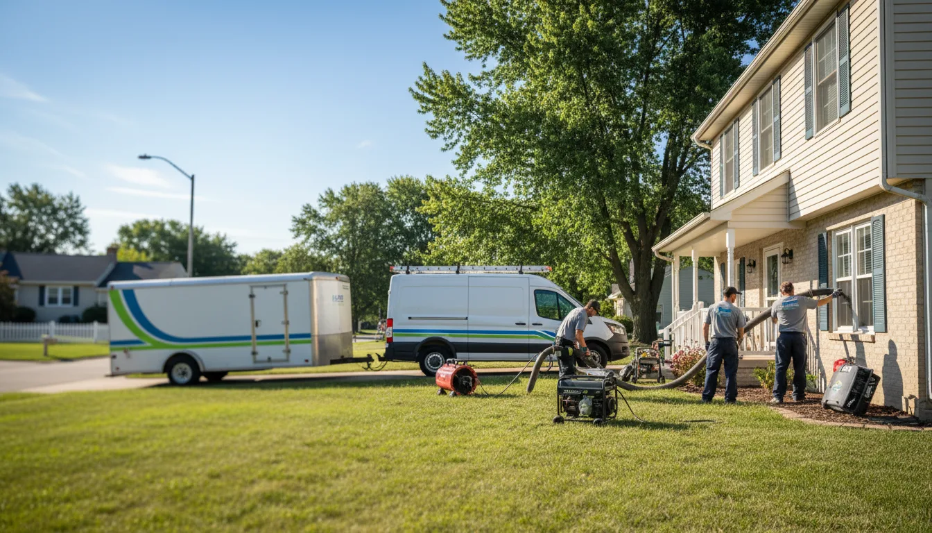 Flooded Basement Restoration And Cleanup With Repair in Voluntown, CT near me